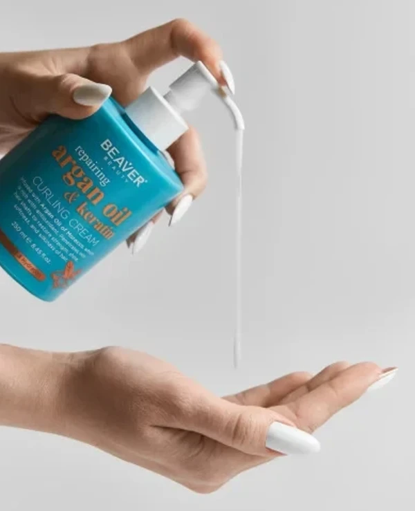 Beaver professional Argan Oil Cream for Bouncy Curls | Beaver Argan Oil Curl Cream