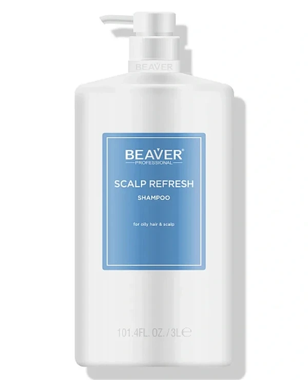 Beaver professional - Профессиональный шампунь для жирной кожи головы и волос Scalp Refresh Shampoo 3000 мл
