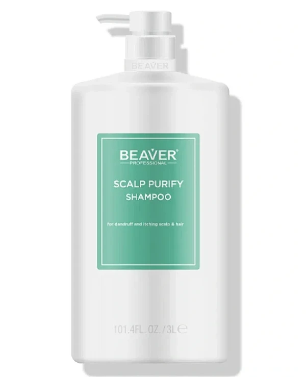 Beaver professional - Профессиональный шампунь для сухой и чувствительной кожи головы, против перхоти Scalp Purify Shampoo 3000 мл