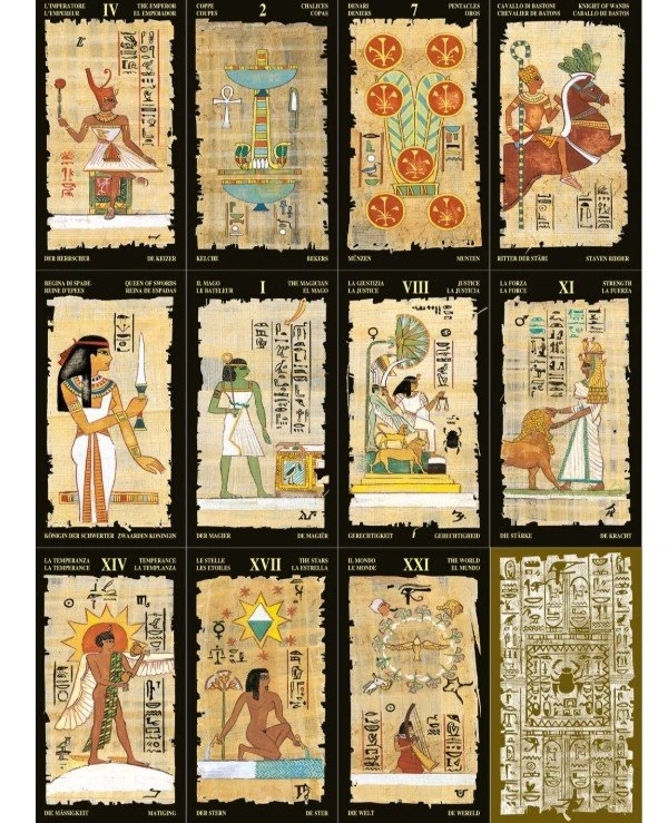 Lo Scarabeo Tarot - Египетское Таро (мини) Egyptian Tarot (mini)  back