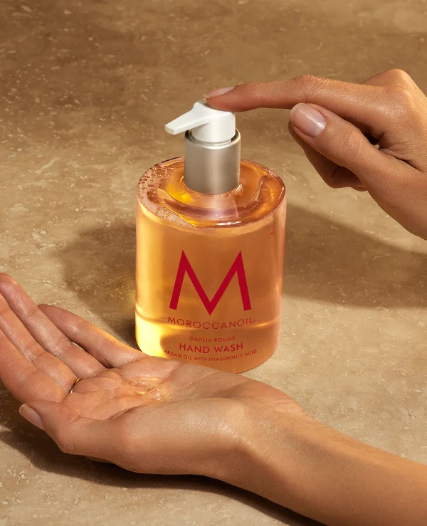 MoroccanOil Liquid Hand Soap Dahlia Petals | Hand Wash Dahlia Rouge