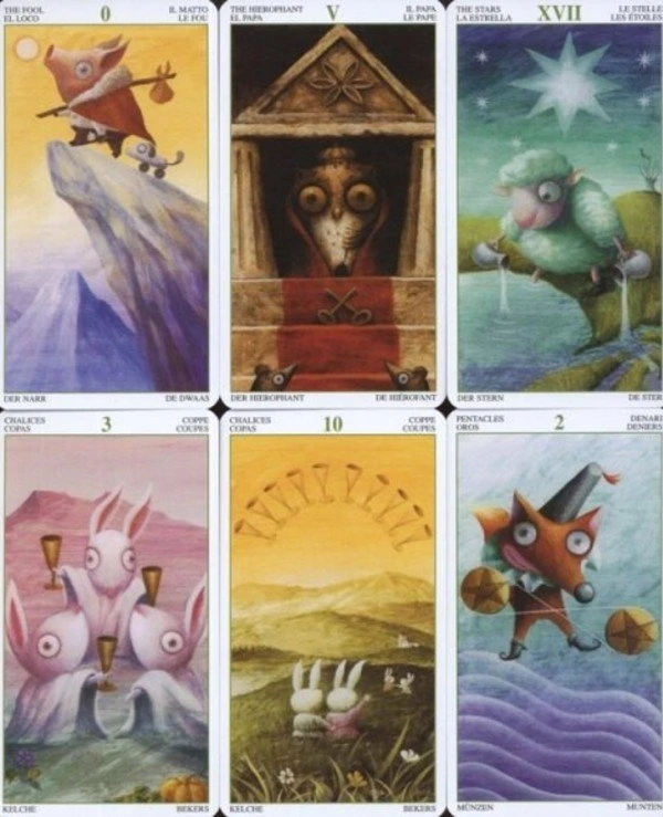 Lo Scarabeo Tarot - Таро Таинственного Леса Tarot of the Magical Forest  back