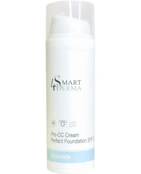 Smart4Derma - Perfecting Moisturizing CC Cream SPF 30 Pro-CC Cream Perfect Foundation SPF 30 Aquagen 50ml