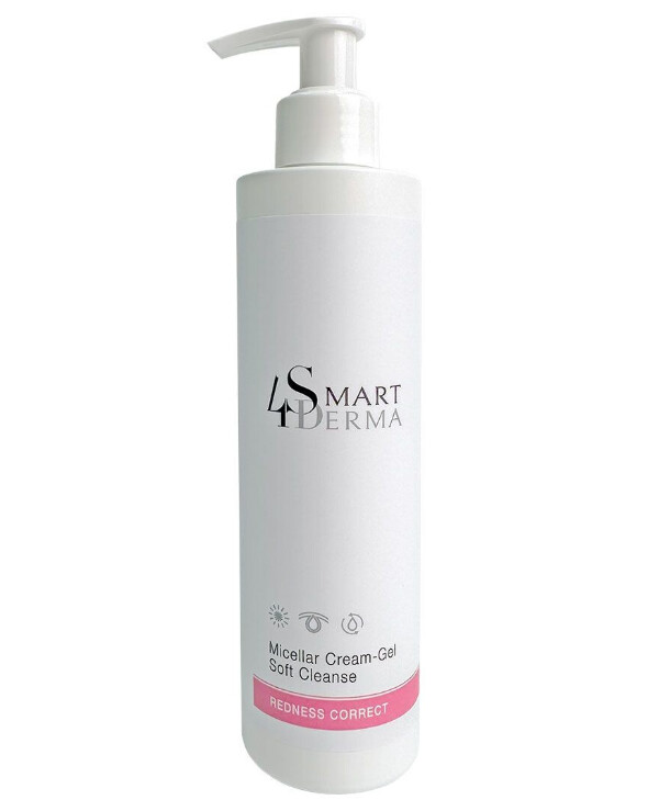 Smart4Derma - Micellar cleansing cream-gel for sensitive and rosacea skin Micellar Cream-Gel Soft Cleanse 250ml