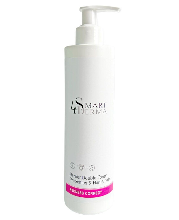 Smart4Derma - A strengthening 2-phase toner for sensitive and rosacea-prone skin. Barrier Double Toner Prebiotics & Hamamelis 250ml