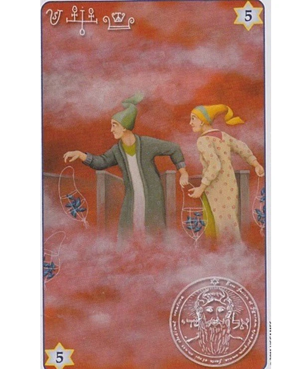 Lo Scarabeo Tarot - Оракул Царя Соломона King Solomon Oracle  back