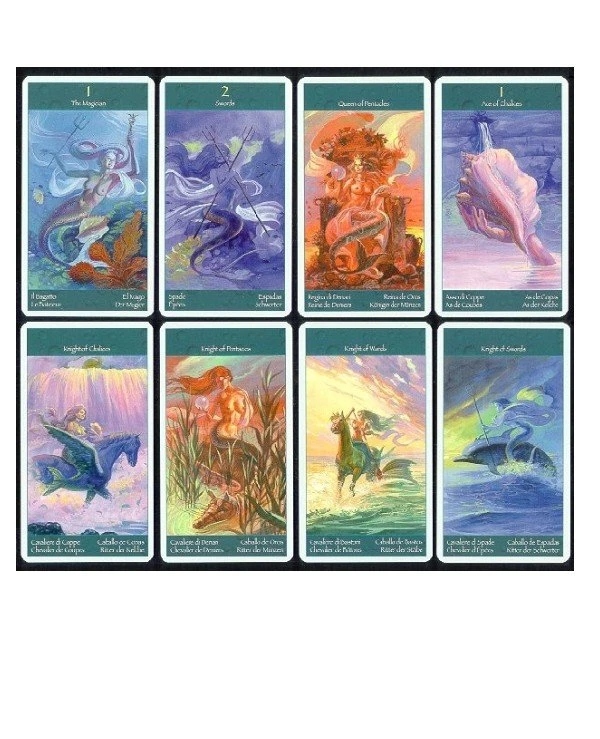 Lo Scarabeo Tarot Таро Волшебный Мир Сирен (мини) | Tarot of Mermaids (mini)  фото 3, цена, купить