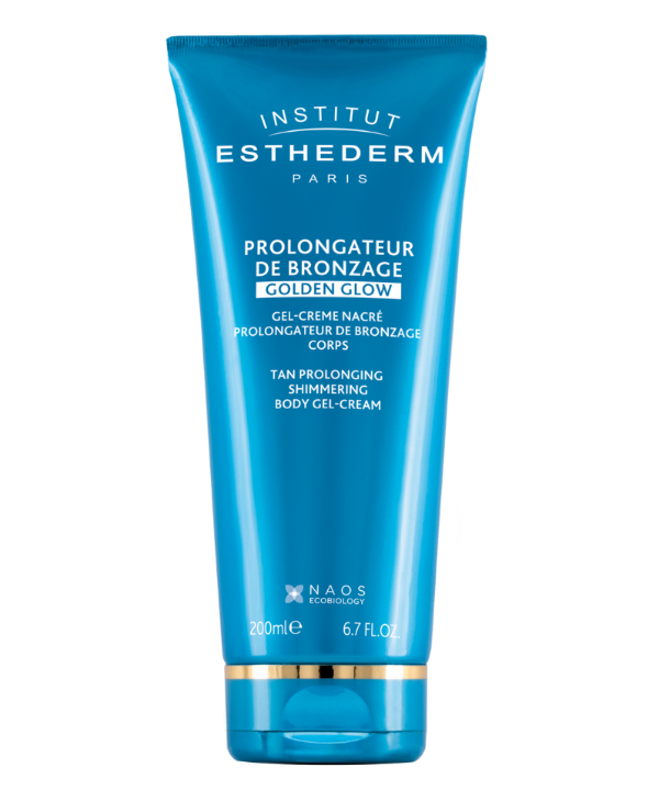 Institut Esthederm - Gel-cream for prolonging tanning with shimmer Prolonging de Bronzage Golden Glow Tan Shimmering Body Gel-Cream 200ml