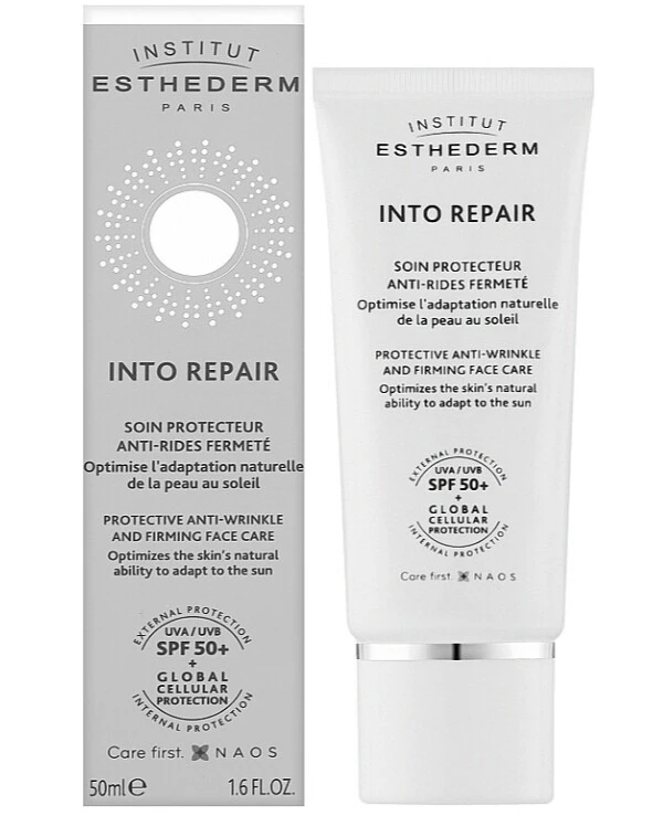 Institut Esthederm Омолаживающий крем для лица SPF 50 | Institut Esthederm Into Repair Омолаживающий крем для лица