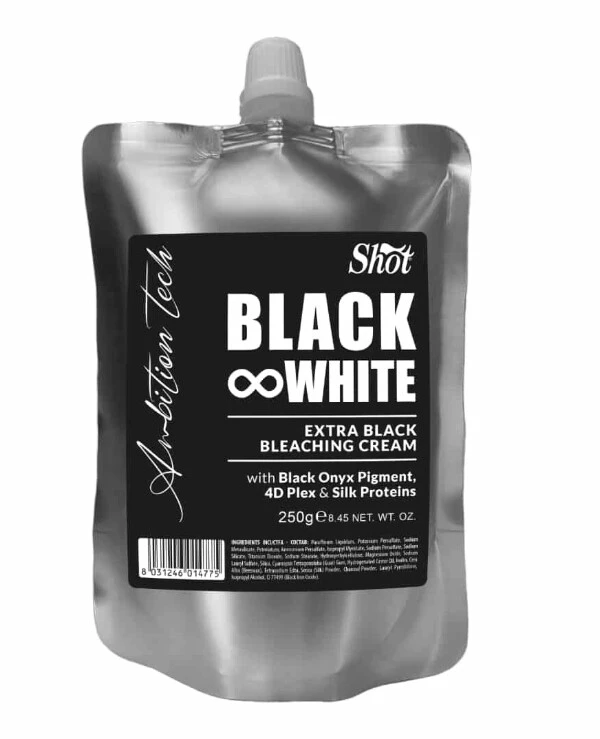 Shot - Black bleaching cream Ambition Tech Black&White Extra Black Bleaching Cream 250 g