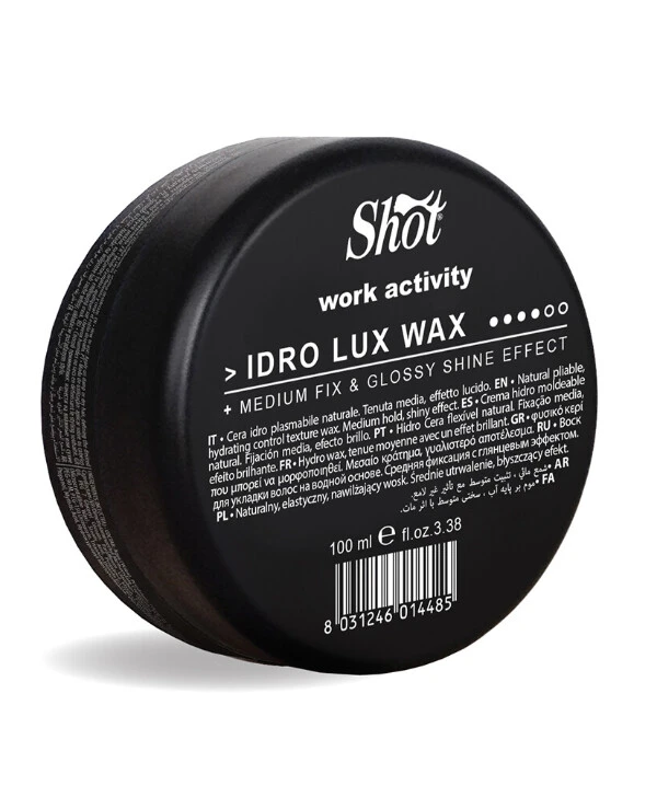 Shot - Воск для укладки волос на водной основе Idro Lux Wax Work Activity 100 мл