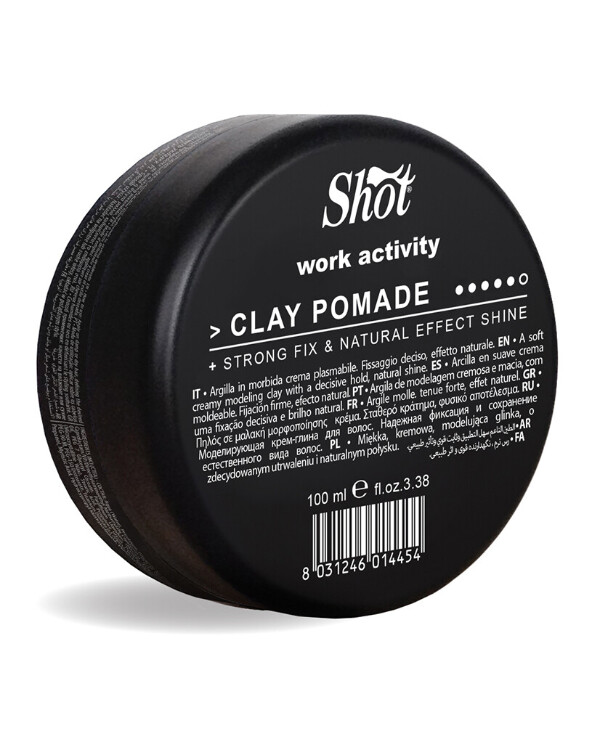 Shot - Modeling cream clay for hair Clay Pomade Wax Work Activity 100ml