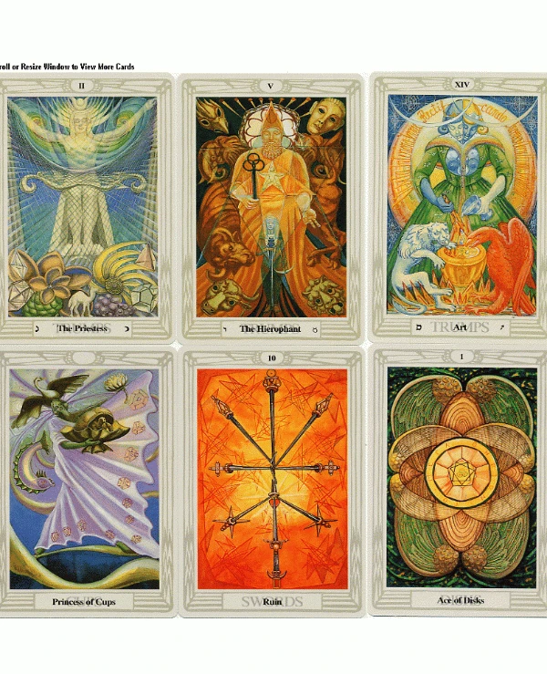AGM-Urania Tarot Таро Тота Алистера Кроули | Aleister Crowley Thoth Tarot фото 4, цена, купить