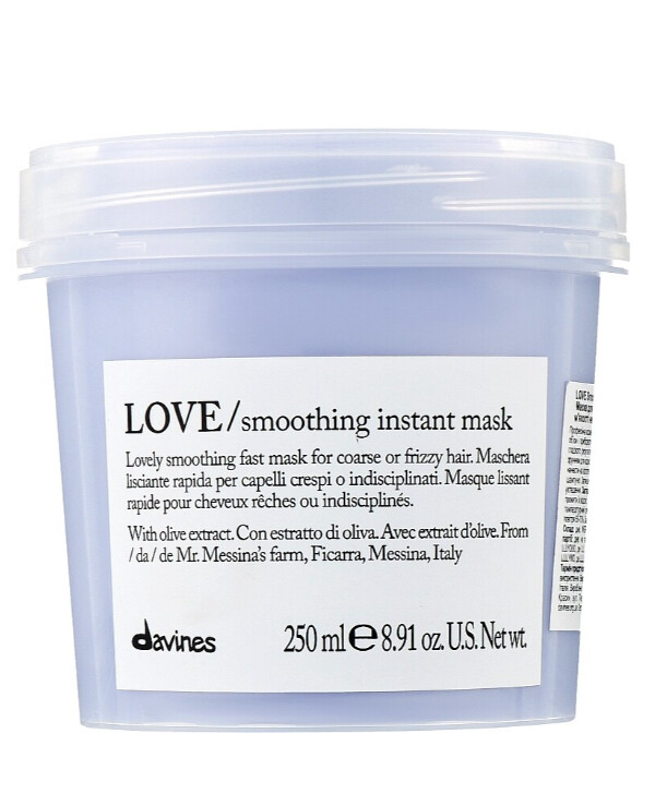 Davines - Instant smoothing mask for unruly and wavy hair LOVE Smoothing Instant Mask 250ml