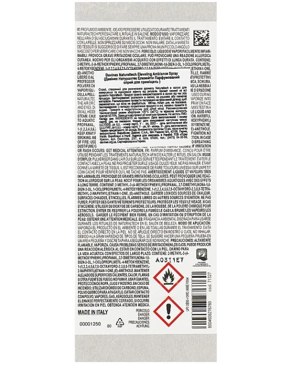 Davines Perfumed spray for home | Davines Perfumed Spray for Home and Spa Spaces