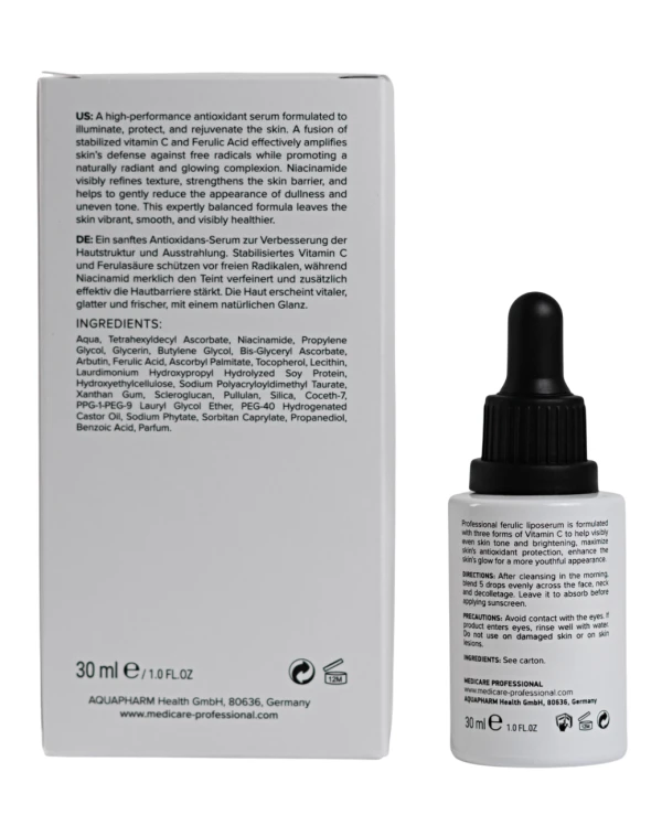 Medicare Professional Липосомальная сыворотка с феруловой кислотой и витамином C | Medicare Ferulic & Vit C Glow Liposerum сыворотка с феруловой кислотой и витамином C