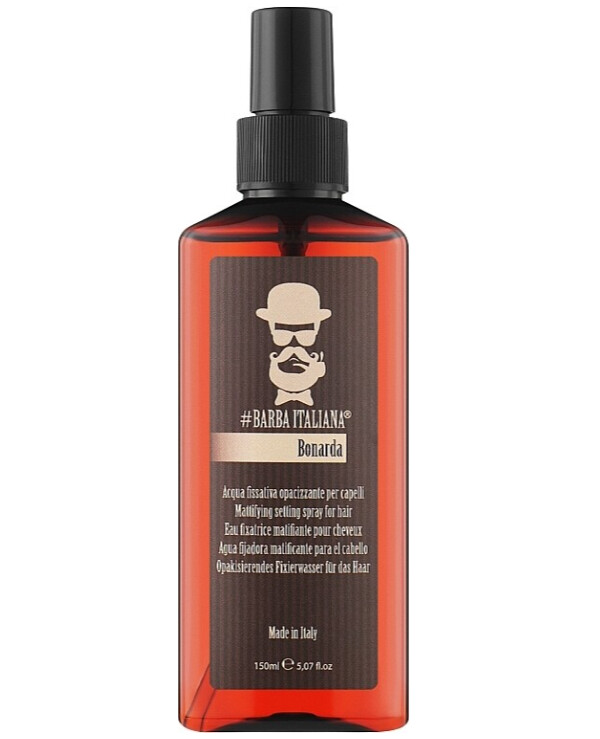 Barba Italiana - Mattifying fixing hair spray Mattifying setting spray for hair Bonarda 150ml