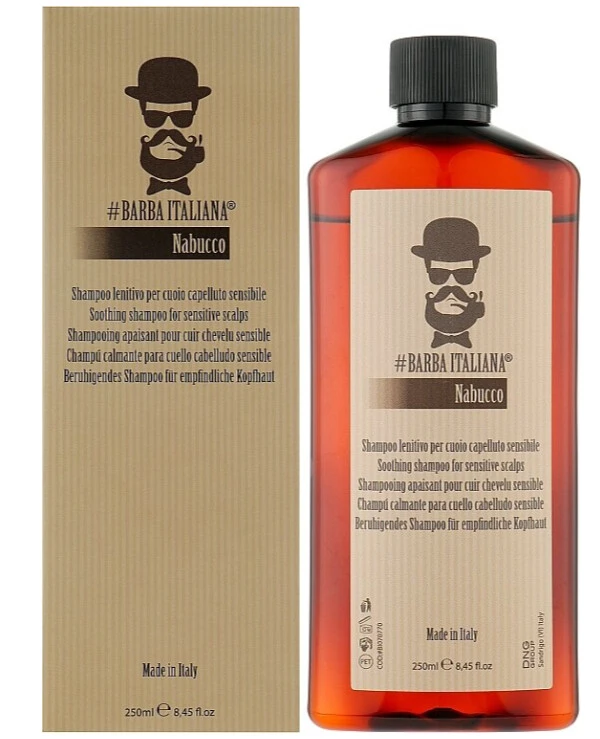 Barba Italiana Успокаивающий шампунь для чувствительной кожи головы | Nabucco Успокаивающий шампунь для чувствительной кожи головы