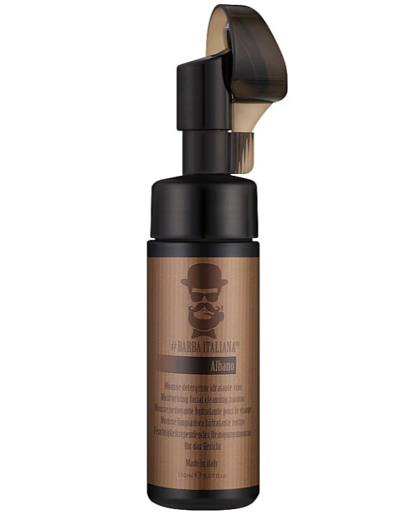 Barba Italiana - Увлажняющий мусс для очищения лица Albano Moisturizing Facial Cleansing Mousse 150 мл