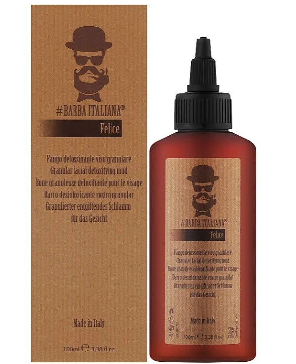 Barba Italiana Гранулированная глина для детоксикации кожи лица | Barba Italiana глина для детоксикации кожи лица Felice Granular Facial Detoxifying Mud