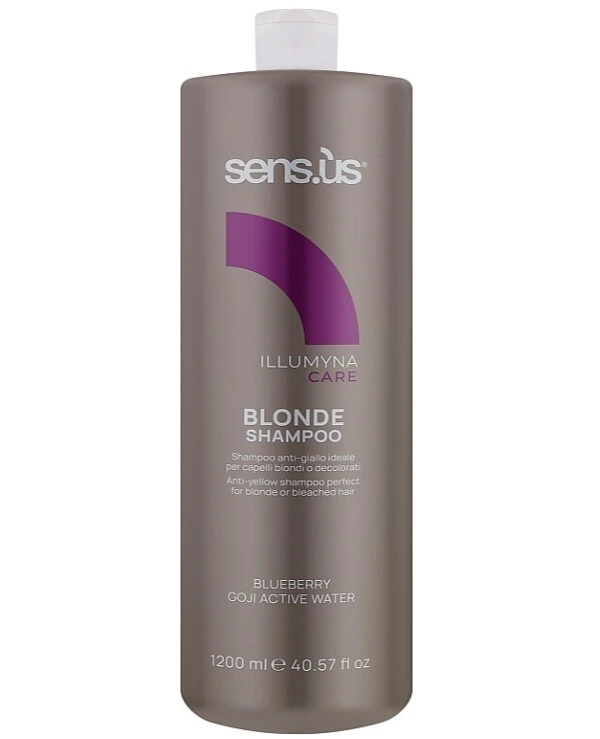 Sensus Шампунь против желтизны светлых волос | Шампунь против желтизны Sensus Illumyna Care Blonde Shampoo