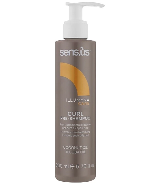 Sensus - Увлажняющий PRE шампунь для вьющихся волос Illumyna Care Curl Pre-Shampoo 200 мл