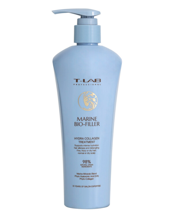 T-Lab Professional - Conditioning mask with hydrolyzed collagen Marine Bio-Filler Hydra Collagen Treatment 300ml