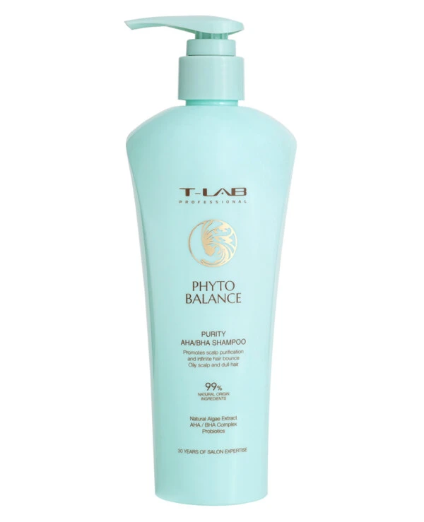 T-Lab Professional - Шампунь для волос с AHA- и BHA-кислотами Phyto Balance Purity AHA/BHA Shampoo 300 мл