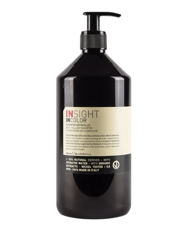Insight Cosmetics - Шампунь для нейтрализации желтизны Incolor Anti-Yellow Shampoo 900 мл