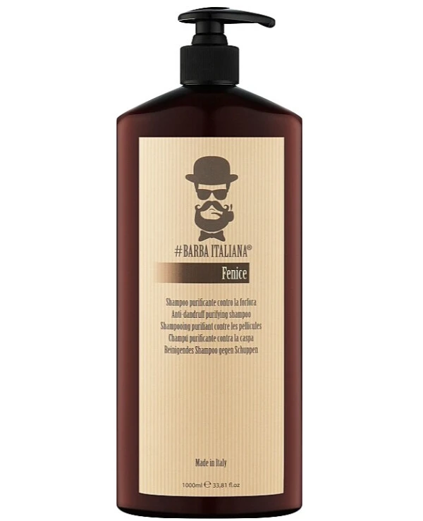 Barba Italiana - Cleansing anti-dandruff shampoo Fenice Anti-Dandruff Purifying Shampoo 1000ml