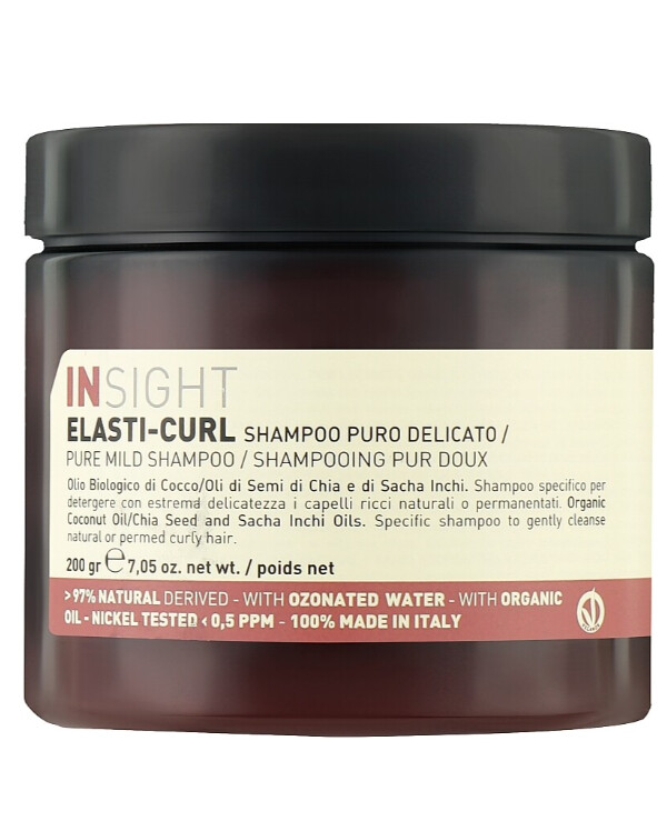 Insight Cosmetics - Gentle shampoo for curly hair Elasti-Curl Pure Mild Shampoo 200 g
