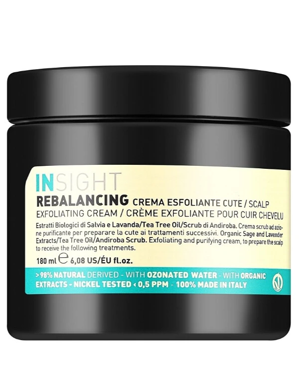 Insight Cosmetics - Крем-скраб для шкіри голови Rebalancing Scalp Exfoliating Cream 180 мл