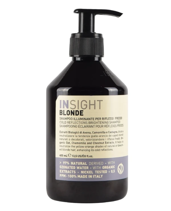 Insight Cosmetics - Shampoo for cool hair tones Blonde Cold Reflections Shampoo 400ml