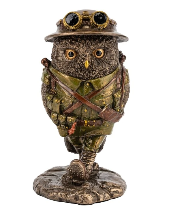 Veronese Guardian Owl Figurine, 10.5 cm (77773A4) | Veronese Statuette "Owl-Protector"