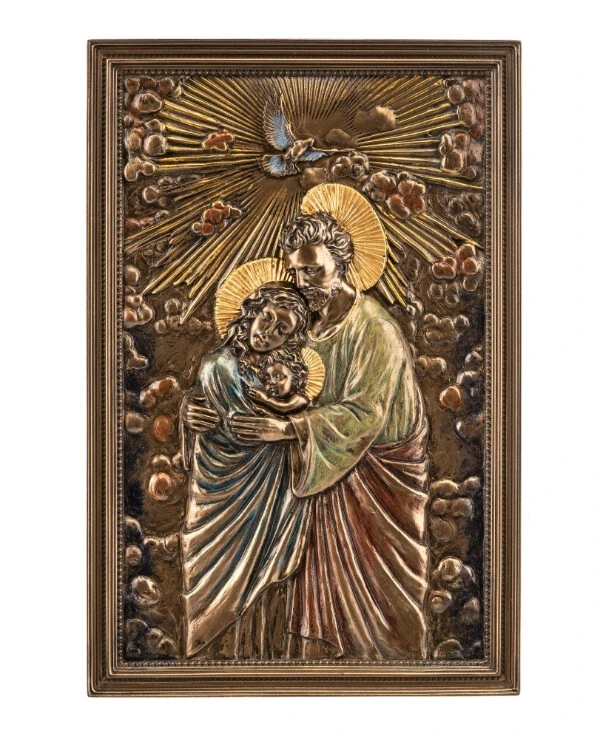 Veronese - Картина-барельеф Святая Семья, 23 см (78404A42)  Бронзовый