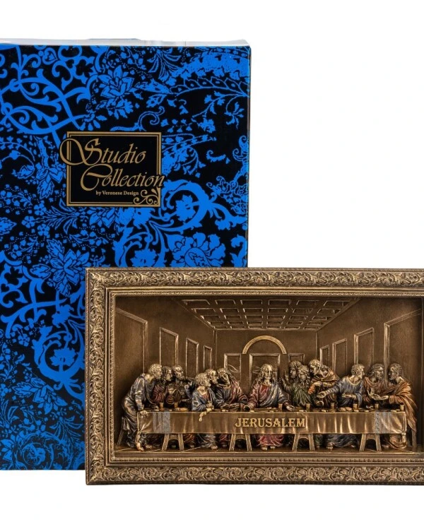Veronese Bas-relief painting The Last Supper, 27 cm (78378A4) | Veronese bas-relief painting The Last Supper, 27 cm 78378A4