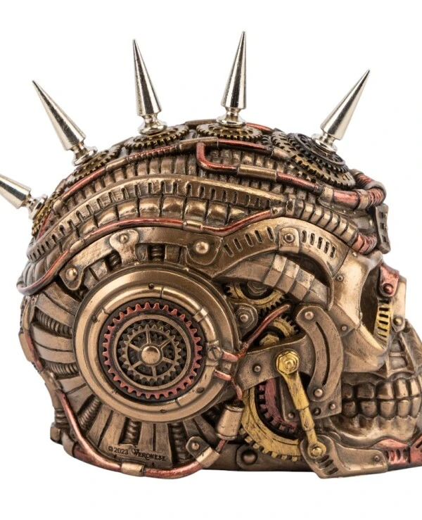 Veronese Steampunk Skull Box, 14.5 cm (78024A4) | Veronese Steampunk Skull Box 78024A4
