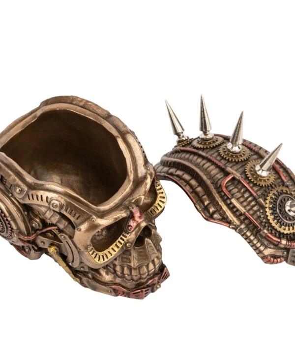 Veronese Steampunk Skull Box, 14.5 cm (78024A4) | Veronese Steampunk Skull Box, 78024A4