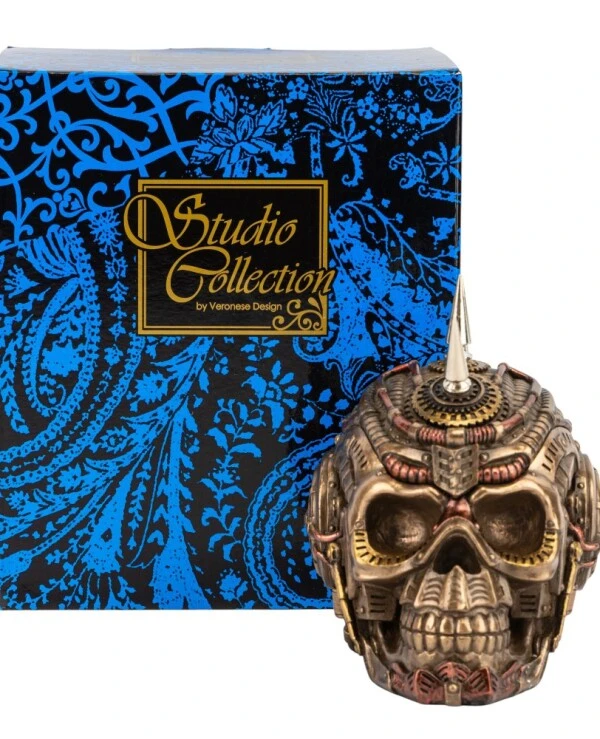 Veronese Steampunk Skull Box, 14.5 cm (78024A4) | Veronese Steampunk Skull Box (78024A4)