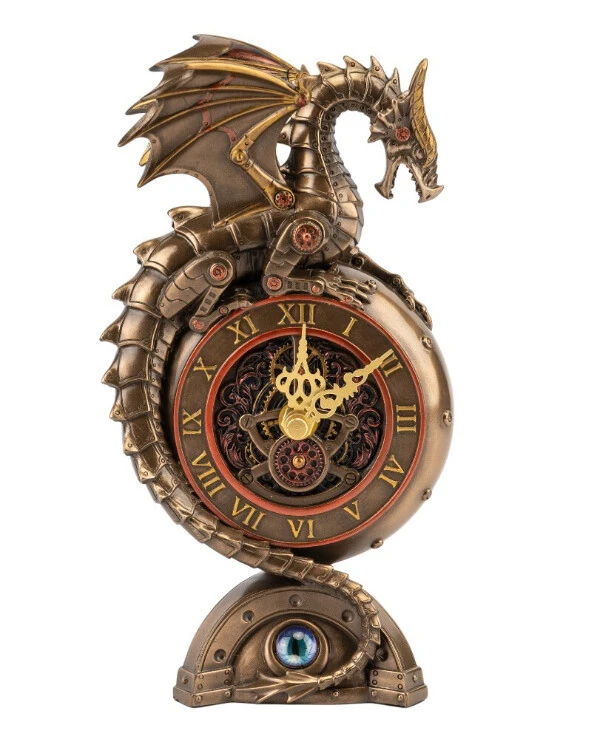 Veronese - Dragon's Eye Watch, 23 cm (78010A4)  Bronze
