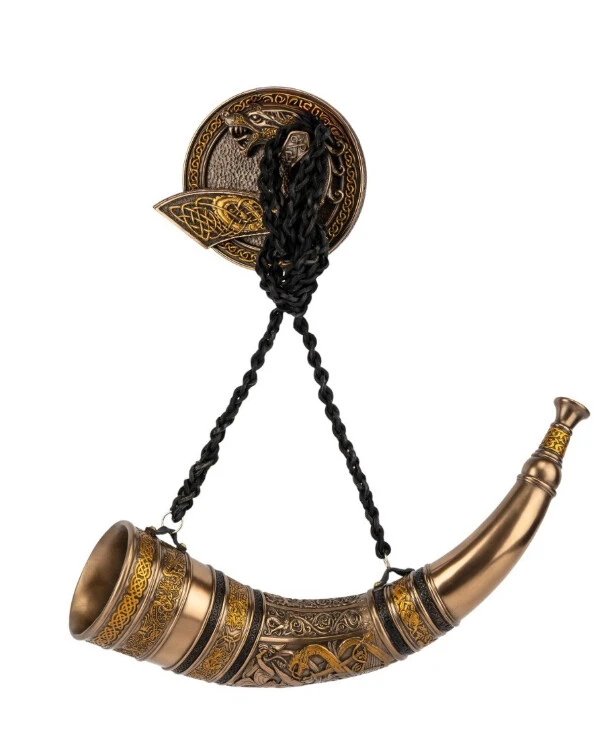 Veronese - Статуэтка Рог Одина, 47 см (77822Y4)  Бронзовый