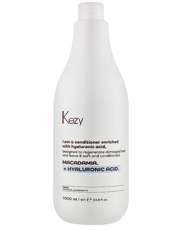 Kezy - Restructuring conditioner with hyaluronic acid Kezy Macadamia Plus Conditioner 1000ml