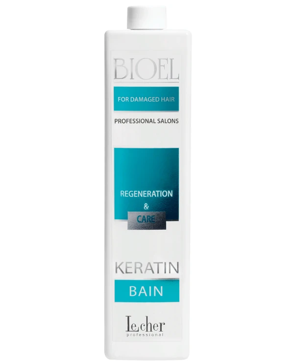 Lecher Professional - Шампунь для поврежденных волос Keratin Bain Shampoo 1000 мл