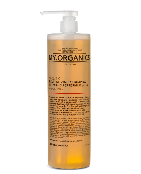 My.Organics - Anti-hair loss and growth stimulating shampoo My.Scalp The Organic Revitalizing Shampoo 1000ml