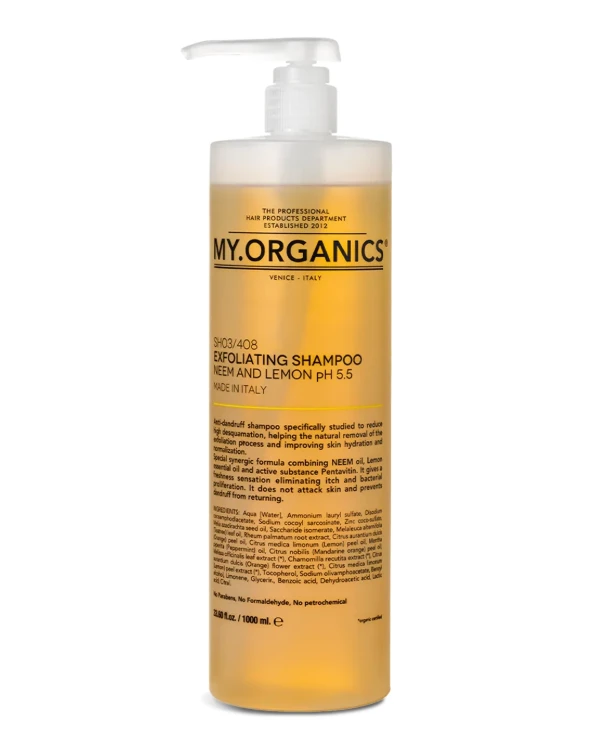 My.Organics - Anti-dandruff shampoo My.Scalp The Organic Exfoliating Shampoo 1000ml