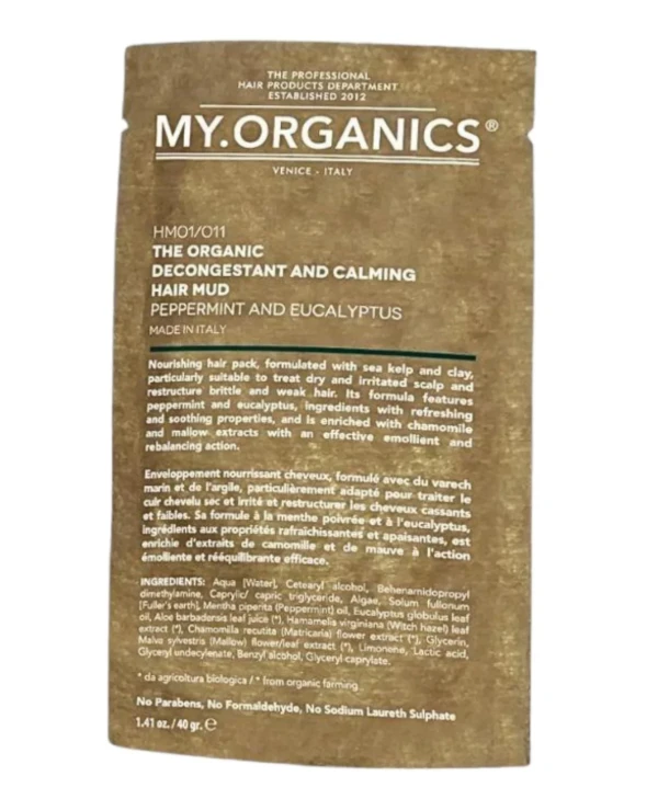 My.Organics Soothing clay for hair | My Organics Calming Hair Mud