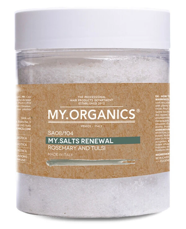 My.Organics Сіль Мертвого моря Розмарин та базилік | Сіль Мертвого моря з розмарином