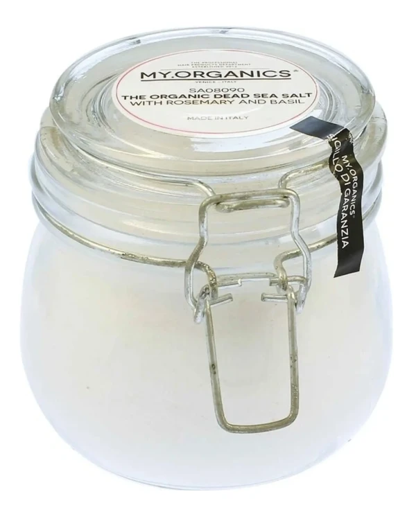 My.Organics - Сіль Мертвого моря Розмарин та базилік My.Scalp The Organic Dead Sea Salt with Rosemary and Basil 1 кг