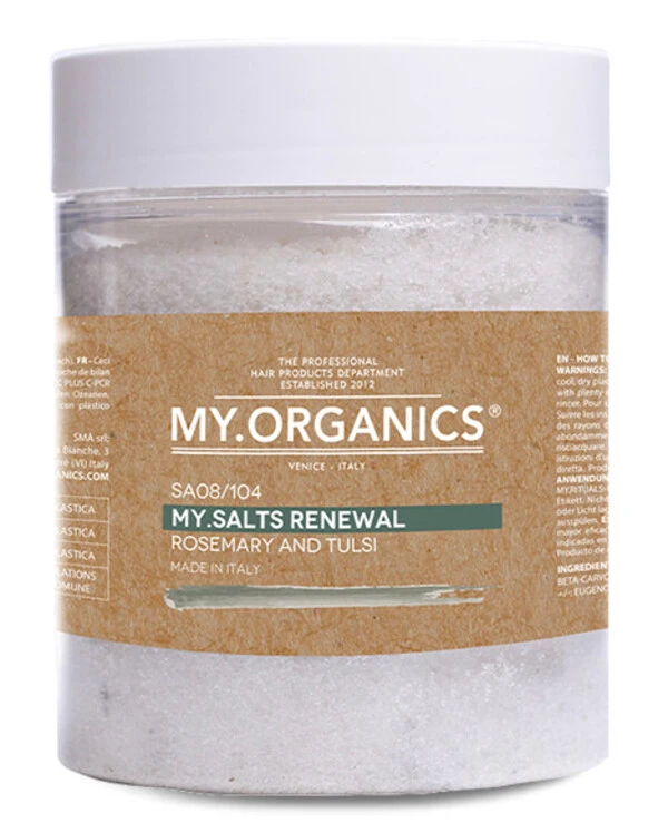 My.Organics Сіль Мертвого моря Розмарин та базилік | Сіль Мертвого моря з розмарином
