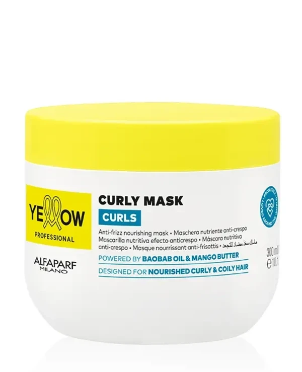 Yellow - Интенсивная маска для кудрявых волос Curls Mask 300 мл